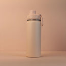 Garrafa com Alça e Bico 780ml em Aço Inox Rosa