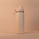Garrafa com Alça e Bico 780ml em Aço Inox Rosa